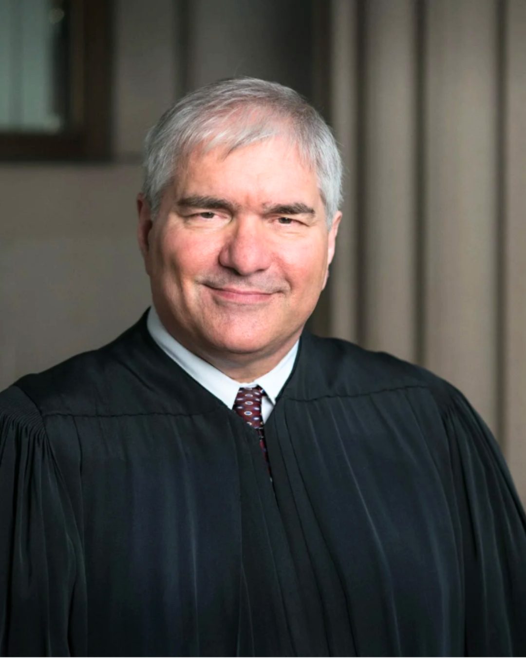 Judge Dave Larson in judicial robes